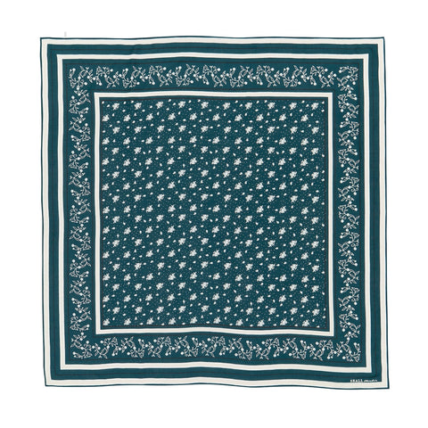 Classic Scarf 90x90 (Pine Green)
