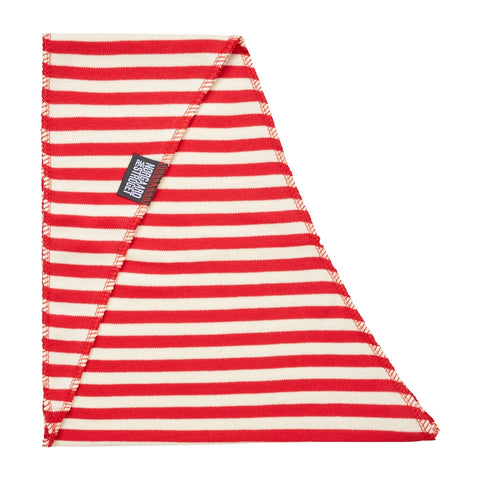 NPS Scarf Triangle (Red/Ecru)