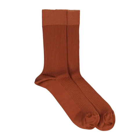 Silky Classic Strømper (Brown Rust)