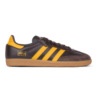 Adidas - Samba OG Sneakers (Dark Brown/Preloved Yellow)