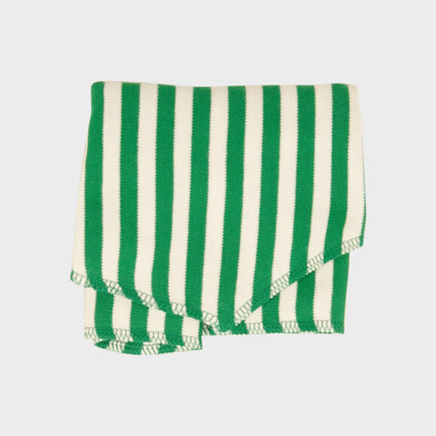 NPS Scarf Triangle (Green/Ecru)