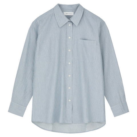 Nico Skjorte (Tiny Blue Stripe)