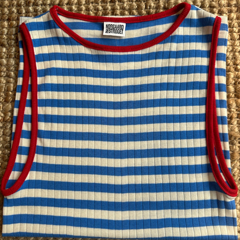 NPS Tank Top Kontrast (Blue/Ecru/Red)