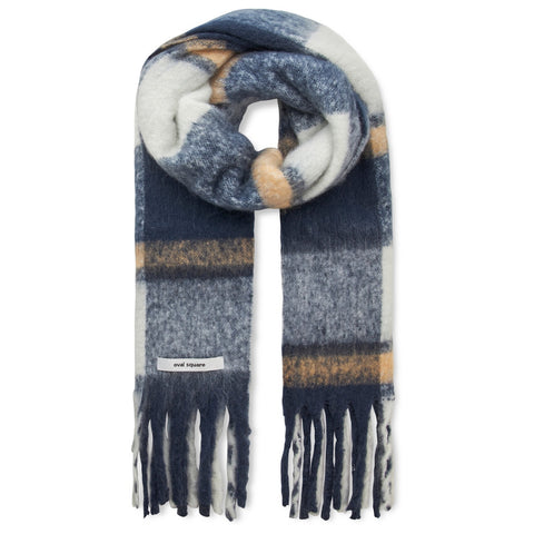 Warm Scarf (Navy Checks)