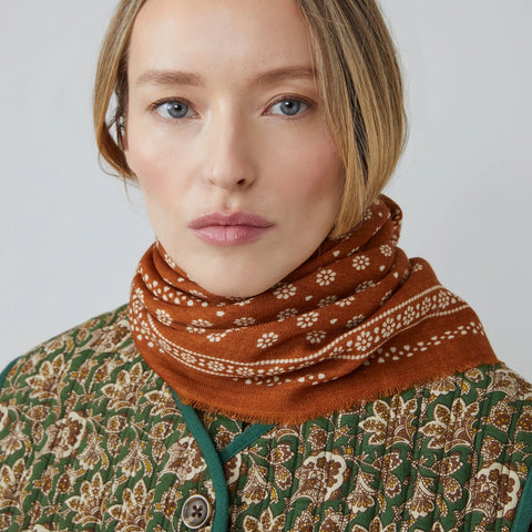 Olaf Wool Scarf N°676 (Toffee)