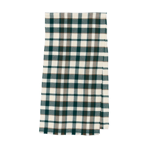 Nadelle Scarf (Pine Green/Beige Check)
