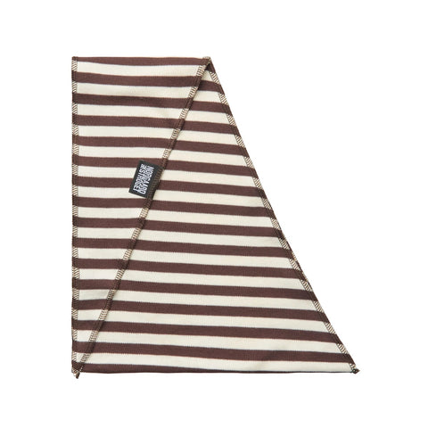 NPS Scarf Triangle (Brown/Ecru)