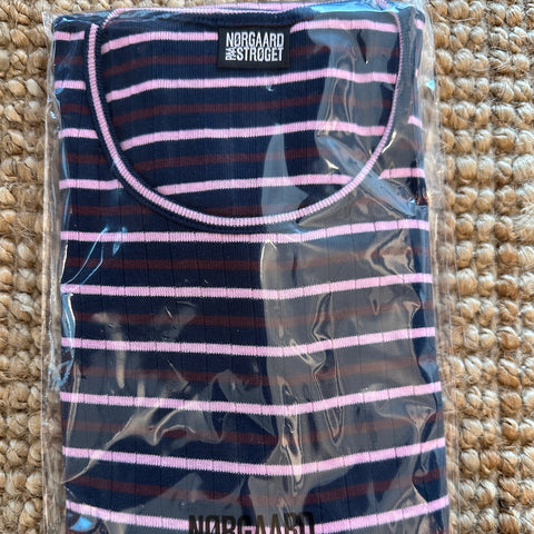 101 Tricolore Marine/Aubergine/Pink (Ekstra Længde)