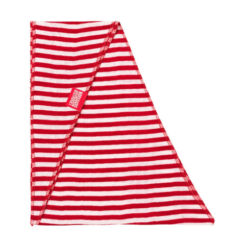 NPS Scarf Triangle Wool (Red/Ecru)