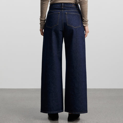 Skall Studio - Wide Leg Jeans (Indigo Blue Denim)