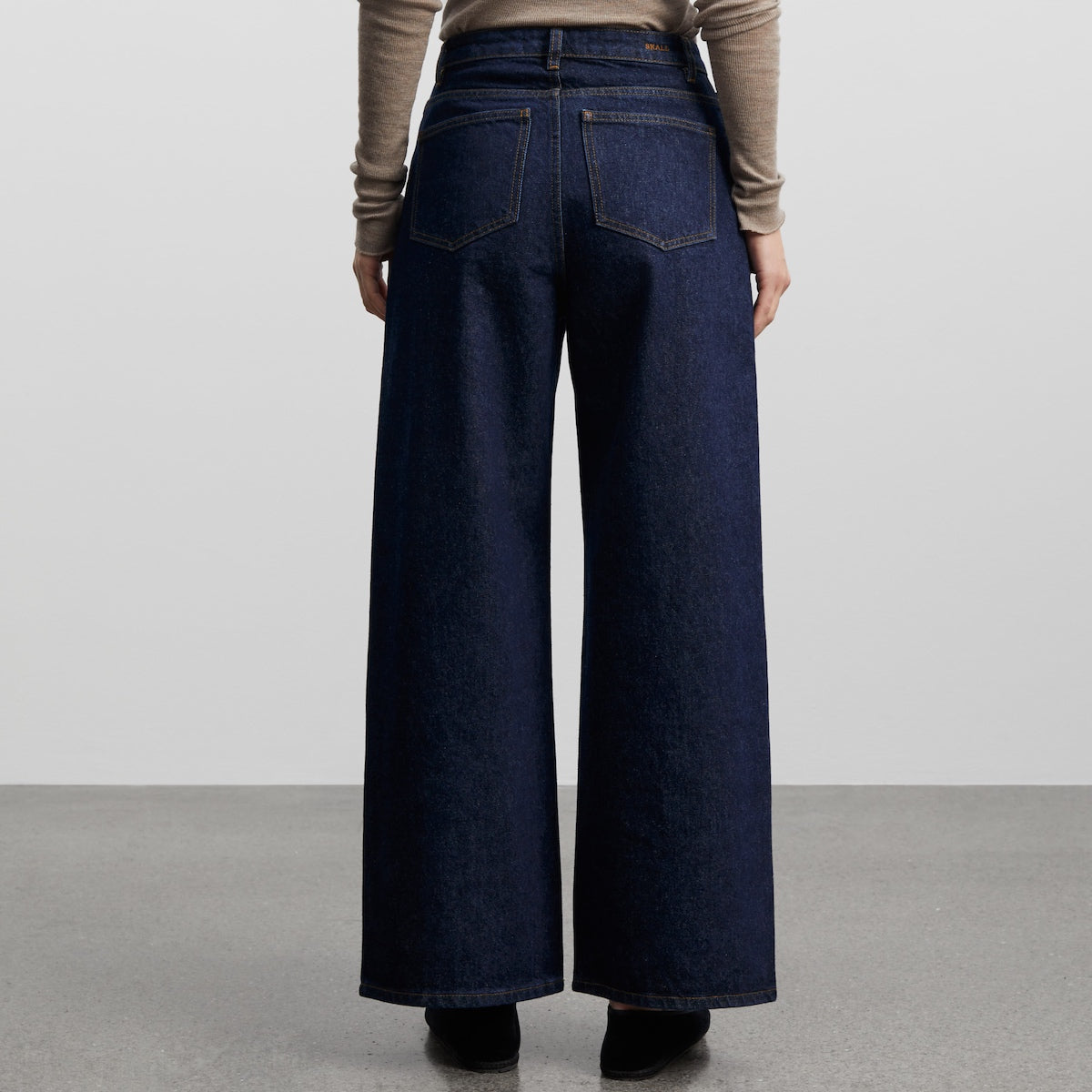 Skall Studio - Wide Leg Jeans (Indigo Blue Denim) | Mette F – MetteF