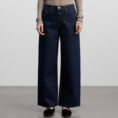 Skall Studio - Wide Leg Jeans (Indigo Blue Denim)