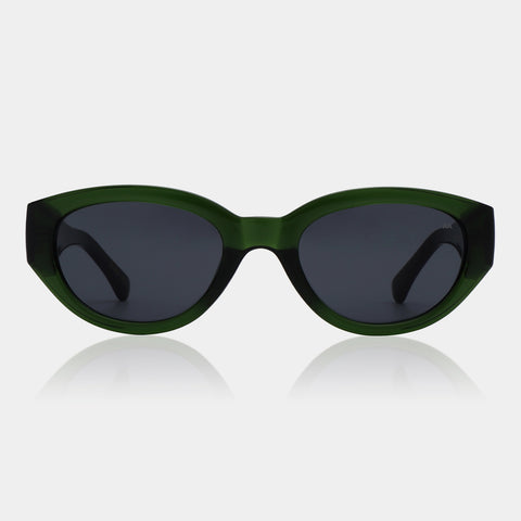 Winnie Solbrille (Dark Green Transparent)