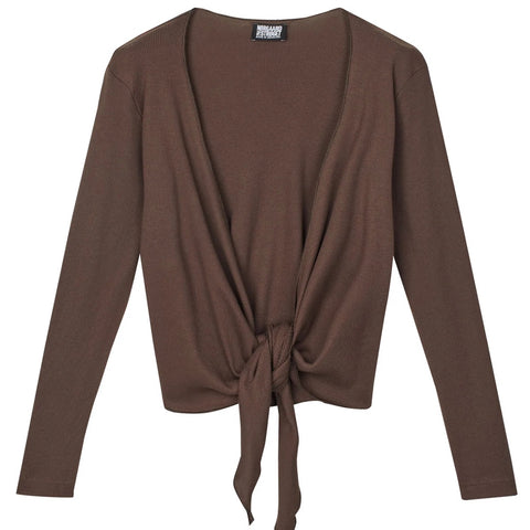 NPS Wrap Top Solid Colour (Brown)