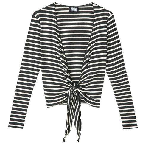 NPS Wrap Top NPS Stripe (Black/Ecru)