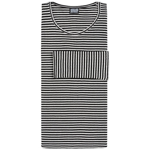 101 Fine Stripes, Black/Off White (Alm Længde)