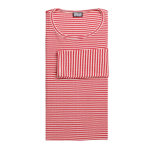 101 Fine Stripe Red/Ecru (Ekstra Længde)